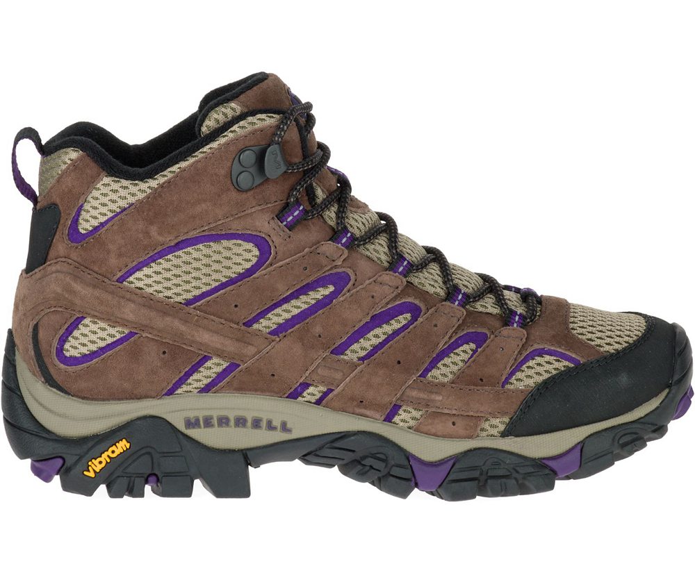 Merrell Støvler Dame - Moab 2 Mid Ventilator - Brune - NIS016248